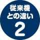 従来機との違い2